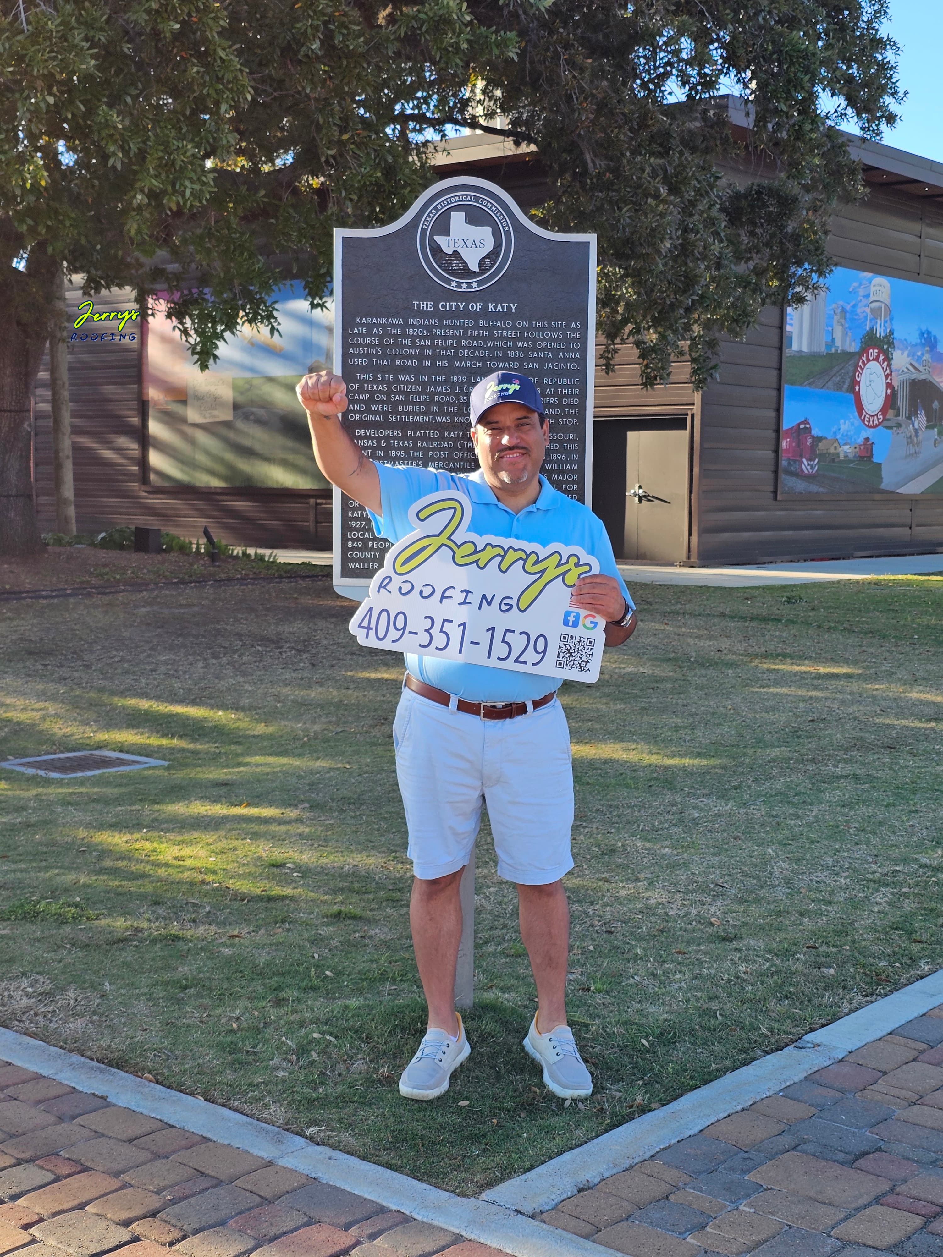 Jerry Pilley, founder of Jerrys Roofing in Katy, Texas